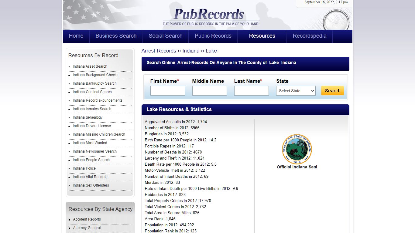 Lake County, Indiana Arrest Records - Pubrecords.com
